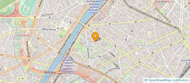 localisation de l'entreprise CARI à PARIS
