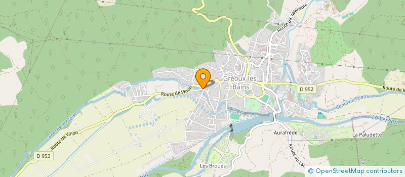 localisation de l'entreprise CARI à GREOUX-LES-BAINS
