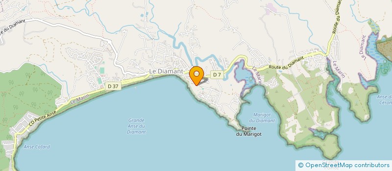 localisation de l'entreprise CARIB CONCIERGE à LE DIAMANT