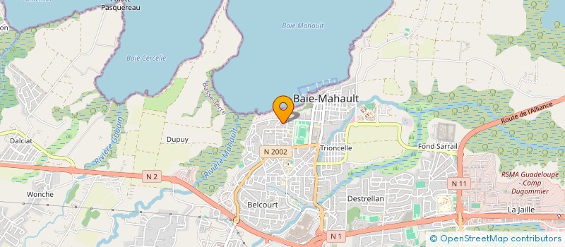 localisation de l'entreprise CARIB IMMO à BAIE MAHAULT