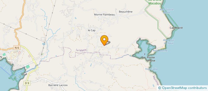 localisation de l'entreprise CARIB' INNOV à LE MARIN