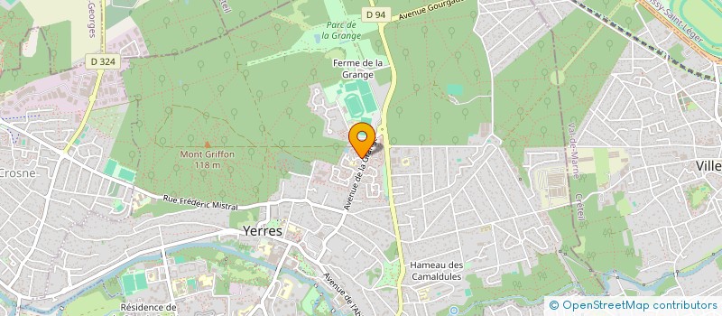 localisation de l'entreprise CARIBA  YERRES