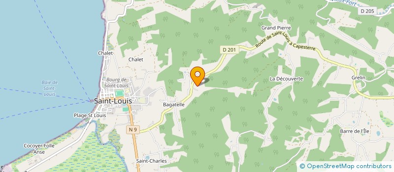 localisation de l'entreprise CARIBA HOTEL & RESORTS à SAINT-LOUIS
