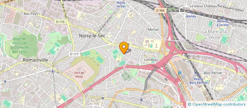 localisation de l'entreprise CARIBANE PRESS à NOISY-LE-SEC