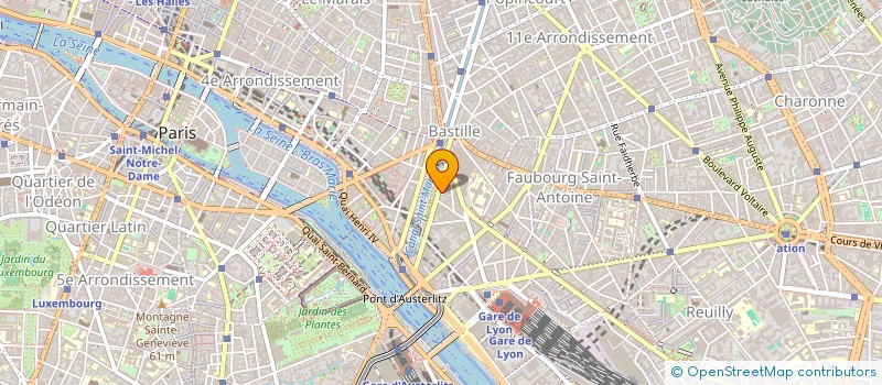 localisation de l'entreprise CARIBARA ANIMATION à PARIS