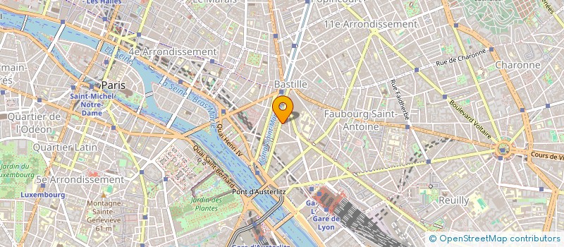 localisation de l'entreprise CARIBARA PRODUCTION  PARIS