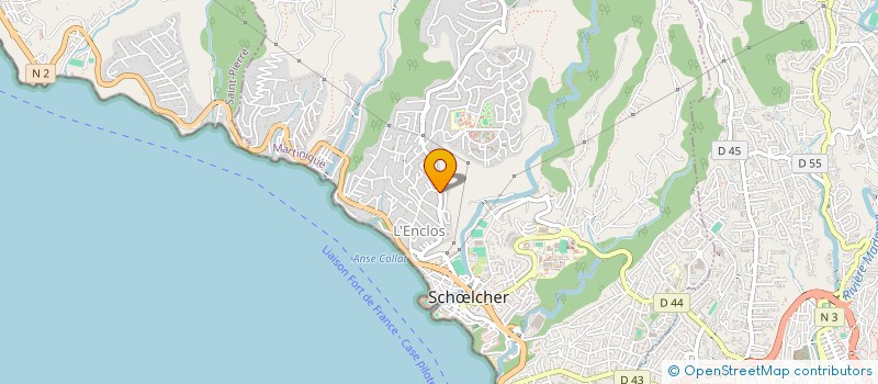 localisation de l'entreprise CARIBBEAN ACTIVE CO.  SCHLCHER