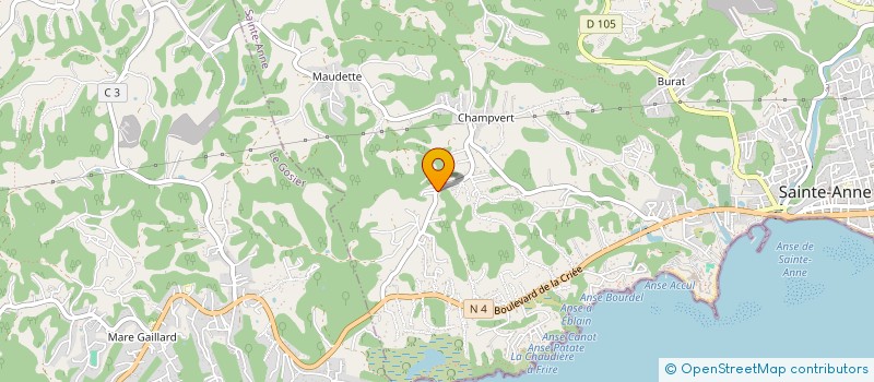 localisation de l'entreprise CARIBBEAN ADVICE  SAINTE-ANNE