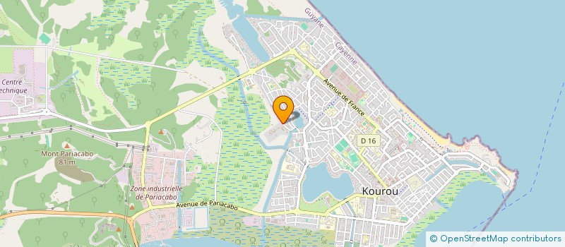 localisation de l'entreprise CARIBBEAN BUILT LIFE  KOUROU