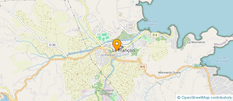 localisation de l'entreprise CARIBBEAN CHOICE  LE FRANCOIS