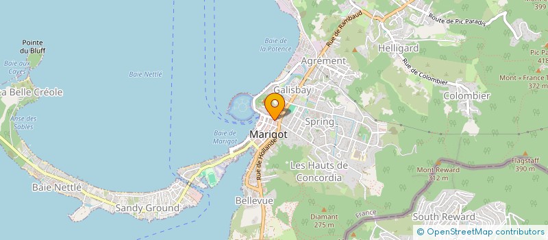 localisation de l'entreprise CARIBBEAN HOLDING COMPANY GROUP  SAINT-MARTIN
