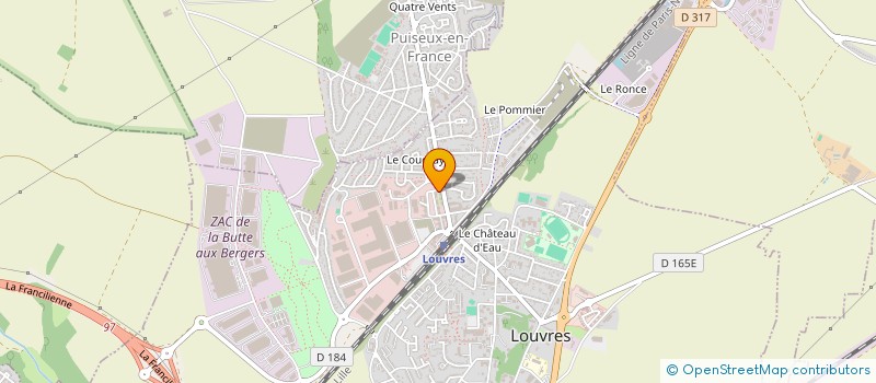 localisation de l'entreprise CARIBBEAN IMMO  LOUVRES