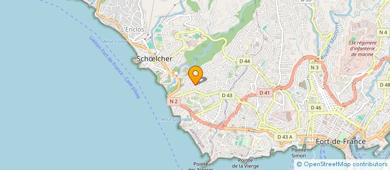 localisation de l'entreprise CARIBBEAN LAB ECO-CONCEPT  SCHLCHER