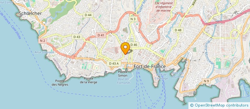 localisation de l'entreprise CARIBBEAN LODGE à FORT DE FRANCE
