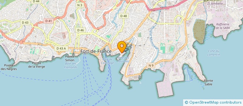 localisation de l'entreprise CARIBBEAN MARINE SERVICES  FORT-DE-FRANCE