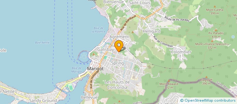 localisation de l'entreprise CARIBBEAN MARINE SURVEYORS  SAINT MARTIN