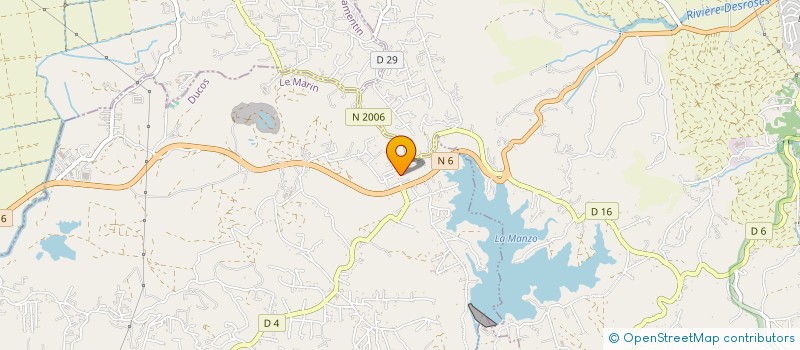 localisation de l'entreprise CARIBBEAN POLYURETHANE INDUSTRIES FWI  DUCOS