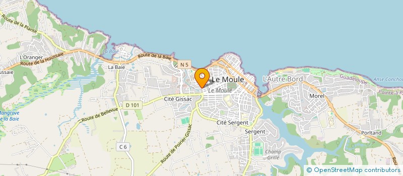 localisation de l'entreprise CARIBBEAN SELECT à LE MOULE