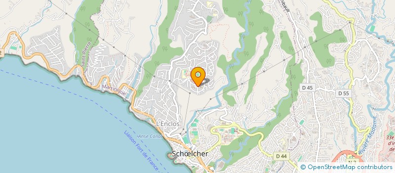 localisation de l'entreprise CARIBBEAN TAXI & TOURS  SCHLCHER