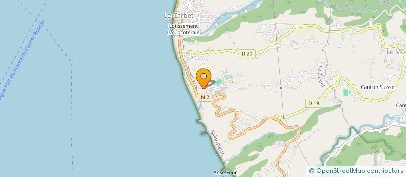 localisation de l'entreprise CARIBBEAN TEAMSPORT DISTRIBUTION  CARBET