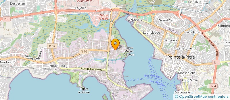 localisation de l'entreprise CARIBBEAN TRADING COMPANY à BAIE-MAHAULT