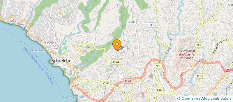 localisation de l'entreprise CARIBBEAN YOGA SCHOOL  SCHLCHER