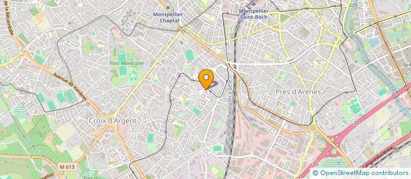 localisation de l'entreprise CARIBBEANHEAT à MONTPELLIER