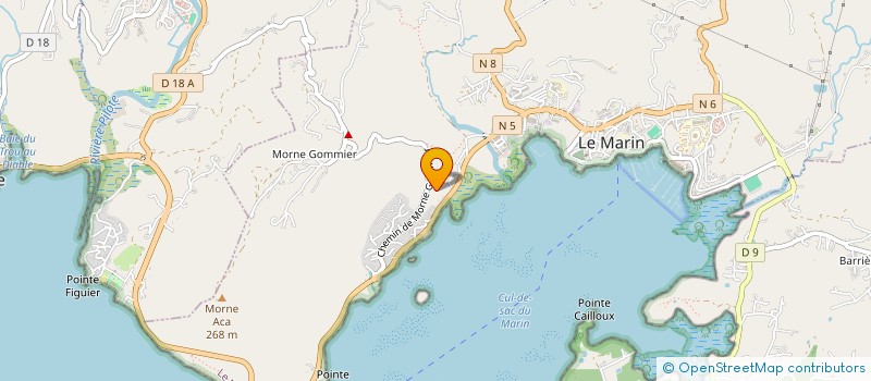 localisation de l'entreprise CARIBEENNE CLEANING COMPAGNIE à MARIN