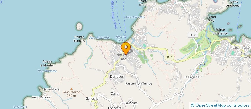 localisation de l'entreprise CARIBEENNE DE SCLEROSE EN PLAQUES - MADIN'SEP à LES TROIS-ILETS
