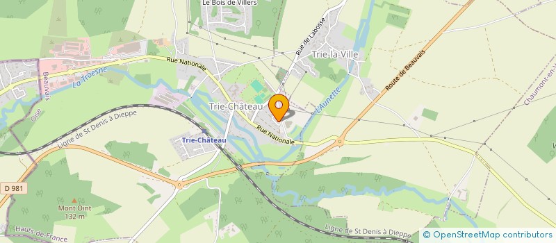 localisation de l'entreprise CARIBEENNE TOUR  TRIE-CHATEAU