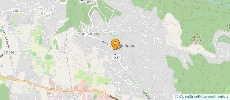 localisation de l'entreprise CARIBOU  MONTAUROUX