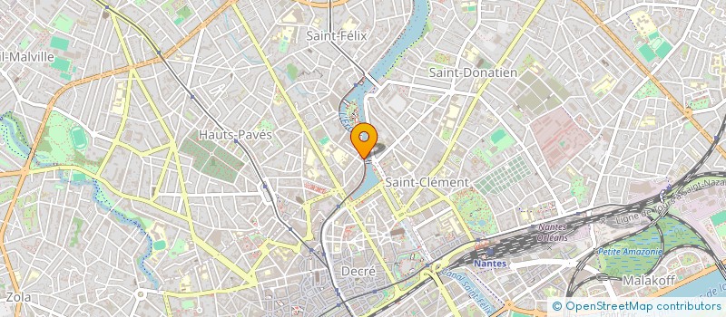 localisation de l'entreprise CARIBOU à NANTES