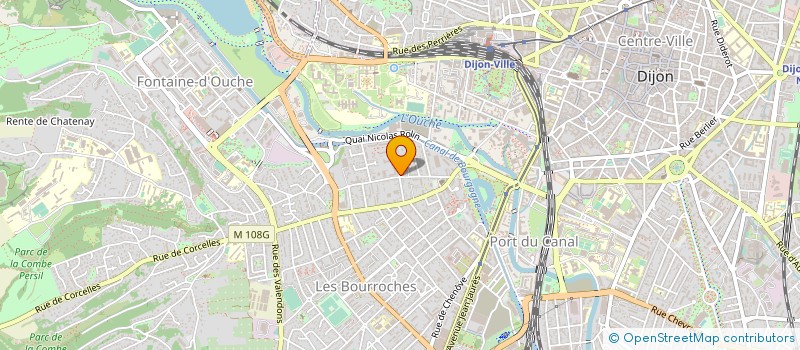 localisation de l'entreprise CARIBOU D COMPAGNIE  PLOMBIERES-LES-DIJON