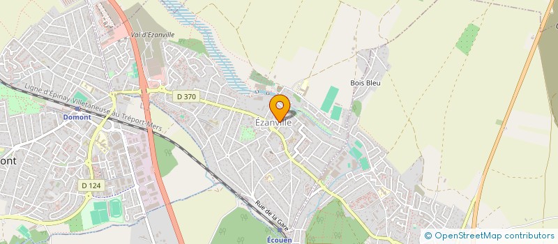 localisation de l'entreprise CARIBOU JARDINS & PAYSAGE  EZANVILLE