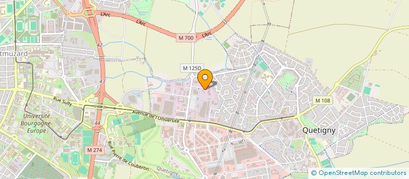 localisation de l'entreprise CARIBOU MACHABABI  QUETIGNY