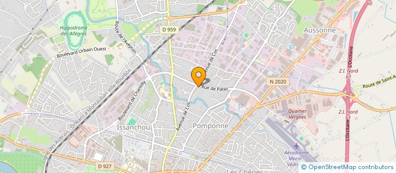 localisation de l'entreprise CARIBOUTCHOU à MONTAUBAN