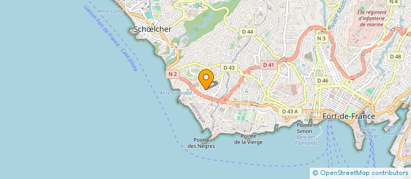localisation de l'entreprise CARIBOX à SCHŒLCHER
