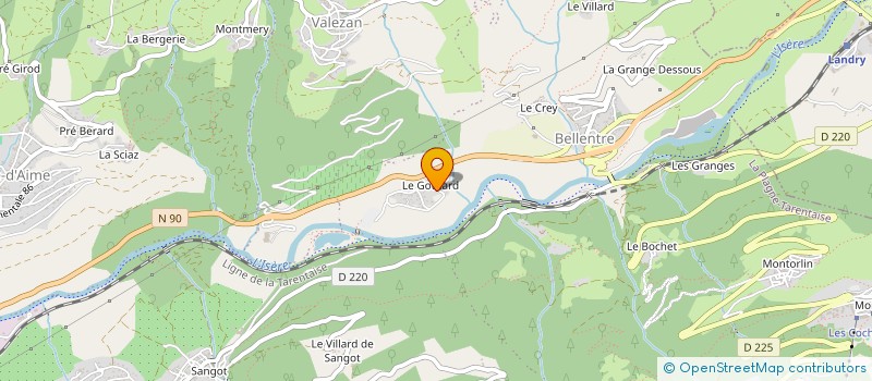 localisation de l'entreprise CARIC à AIME-LA-PLAGNE