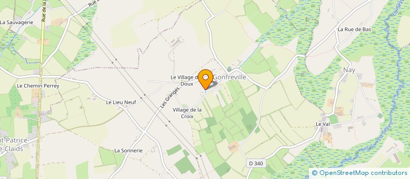 localisation de l'entreprise CARIC  GONFREVILLE