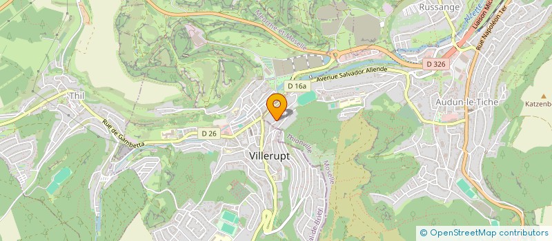 localisation de l'entreprise CARIC ALT  AUDUN-LE-TICHE