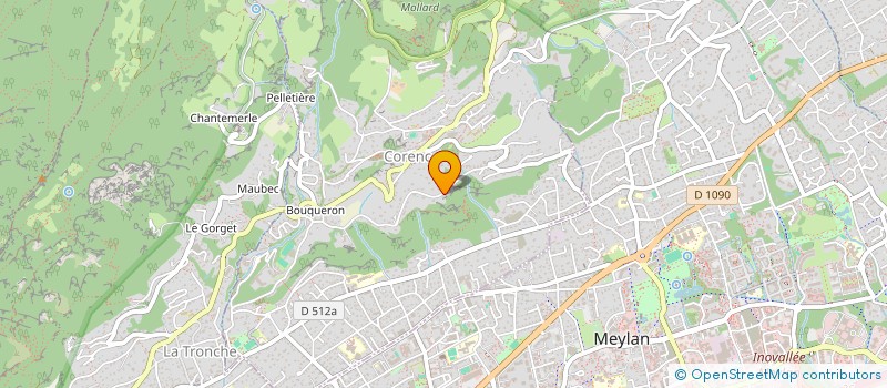 localisation de l'entreprise CARICIE  CORENC