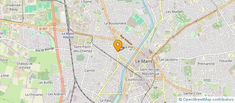localisation de l'entreprise CARICO à LE MANS