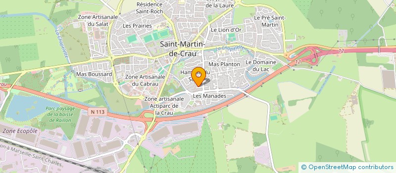 localisation de l'entreprise CARICOLE à SAINT-MARTIN-DE-CRAU