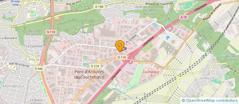 localisation de l'entreprise CARIDE CONSEILS ASSISTANCE RECHERCHE INNOVATION DEVELOPPEMENT DES ENTREPRISES à VILLEBON-SUR-YVETTE