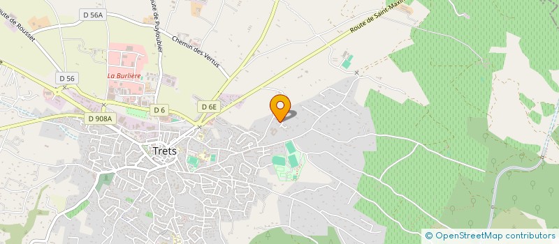 localisation de l'entreprise CARIDEA à TRETS