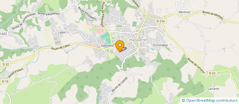 localisation de l'entreprise CARIDROIT à HASPARREN