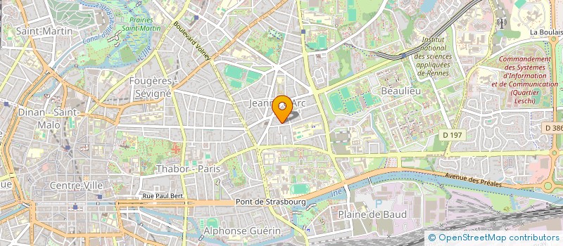 localisation de l'entreprise CARIELIS  RENNES