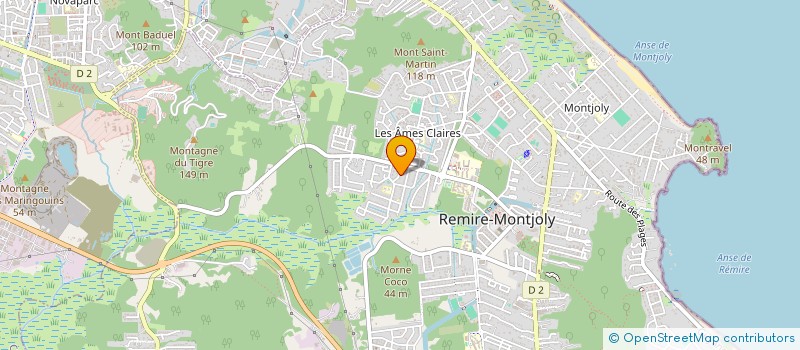 localisation de l'entreprise CARIFORT IMMOBILIER  REMIRE-MONTJOLY