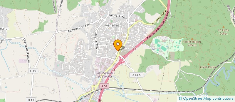 localisation de l'entreprise CARIGNAN  VENELLES