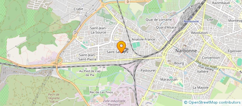 localisation de l'entreprise CARIGNAN à NARBONNE